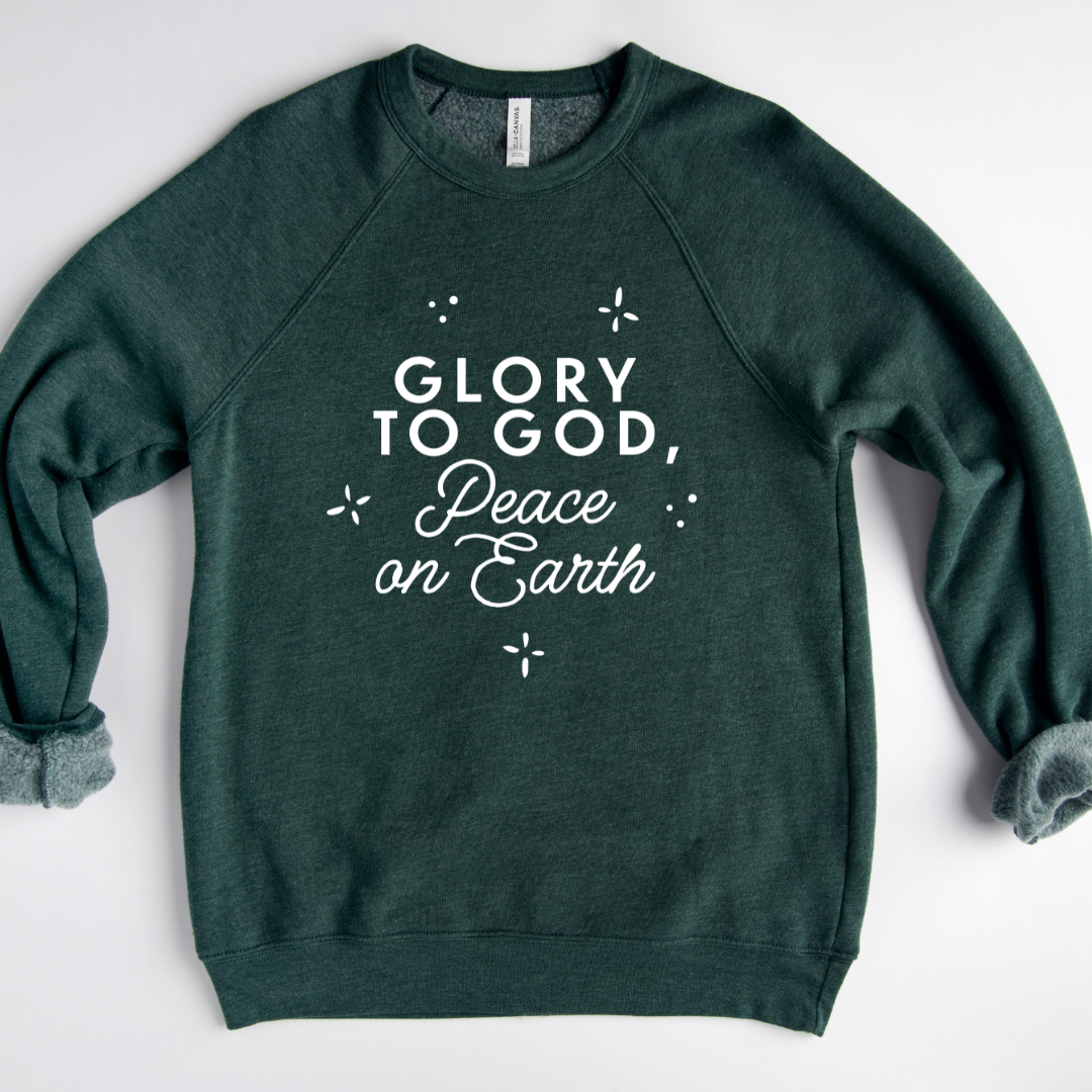 Glory to God, Peace on Earth Sweatshirt