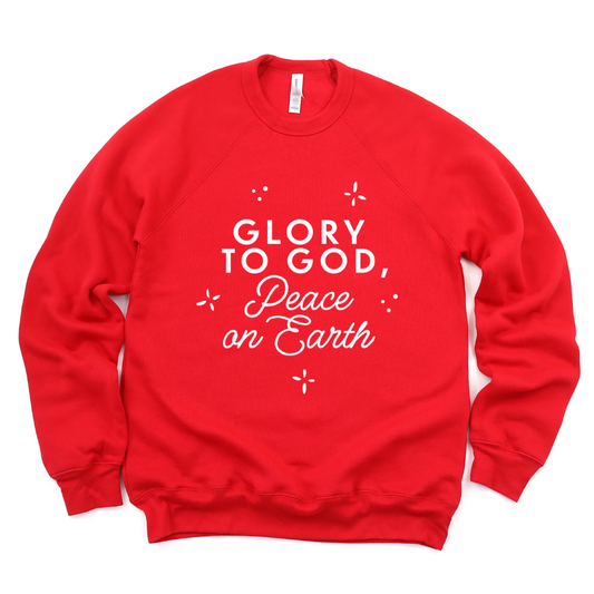 Glory to God, Peace on Earth Sweatshirt